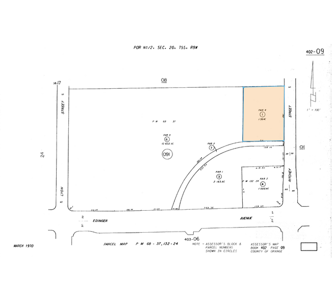 1500 Ritchey St, Santa Ana, CA à louer - Plan cadastral - Image 3 de 3