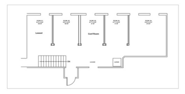 500 Northern Blvd, Great Neck, NY à louer Plan d  tage- Image 1 de 1