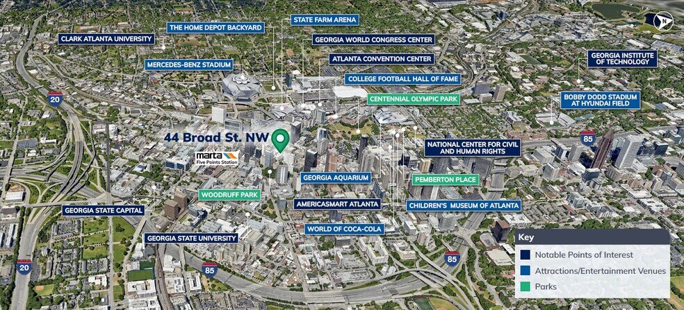 44 Broad St NW, Atlanta, GA à vendre - Photo du bâtiment - Image 2 de 11