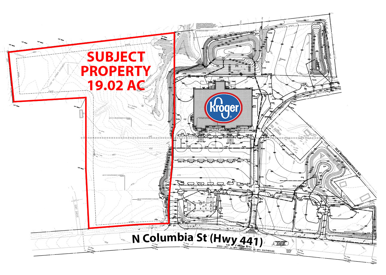 2819 N Columbia St, Milledgeville, GA for sale Plat Map- Image 1 of 3