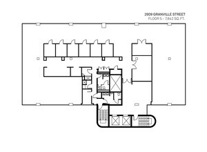2609 Granville St, Vancouver, BC for lease Floor Plan- Image 2 of 2