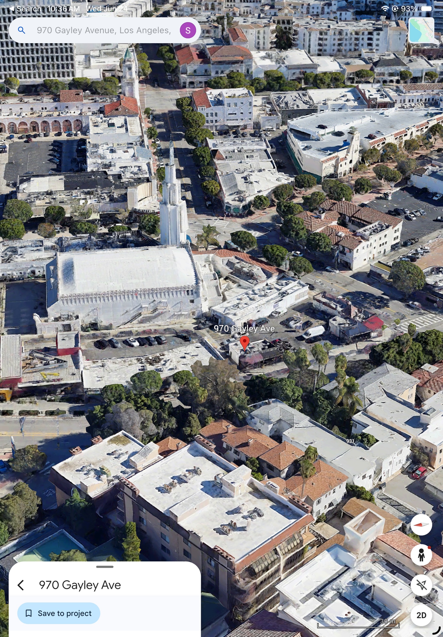 970 Gayley Ave, Los Angeles, CA for lease Building Photo- Image 1 of 4