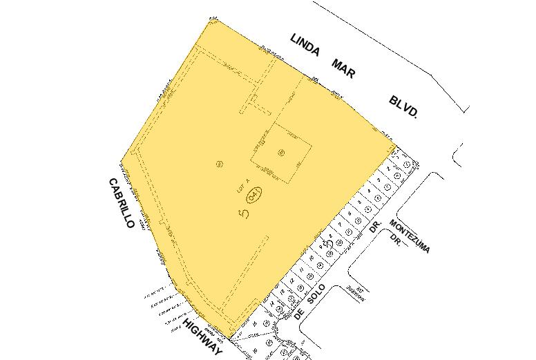 1215-1375 Linda Mar Shopping Ctr, Pacifica, CA à vendre - Plan cadastral - Image 1 de 1