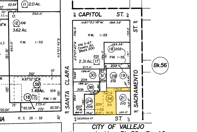 236 Georgia St, Vallejo, CA à louer - Plan cadastral - Image 2 de 30
