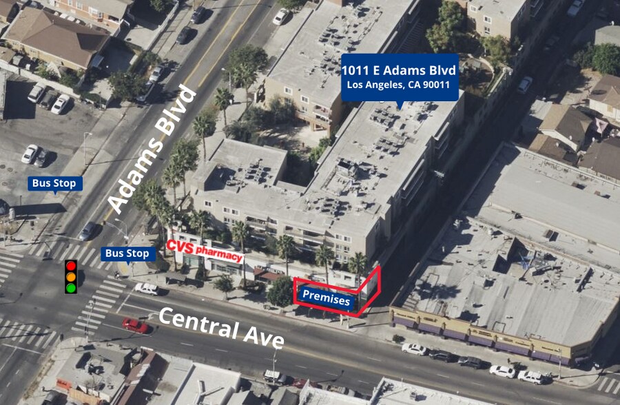 1011 E Adams Blvd, Los Angeles, CA à louer - Photo du bâtiment - Image 2 de 5