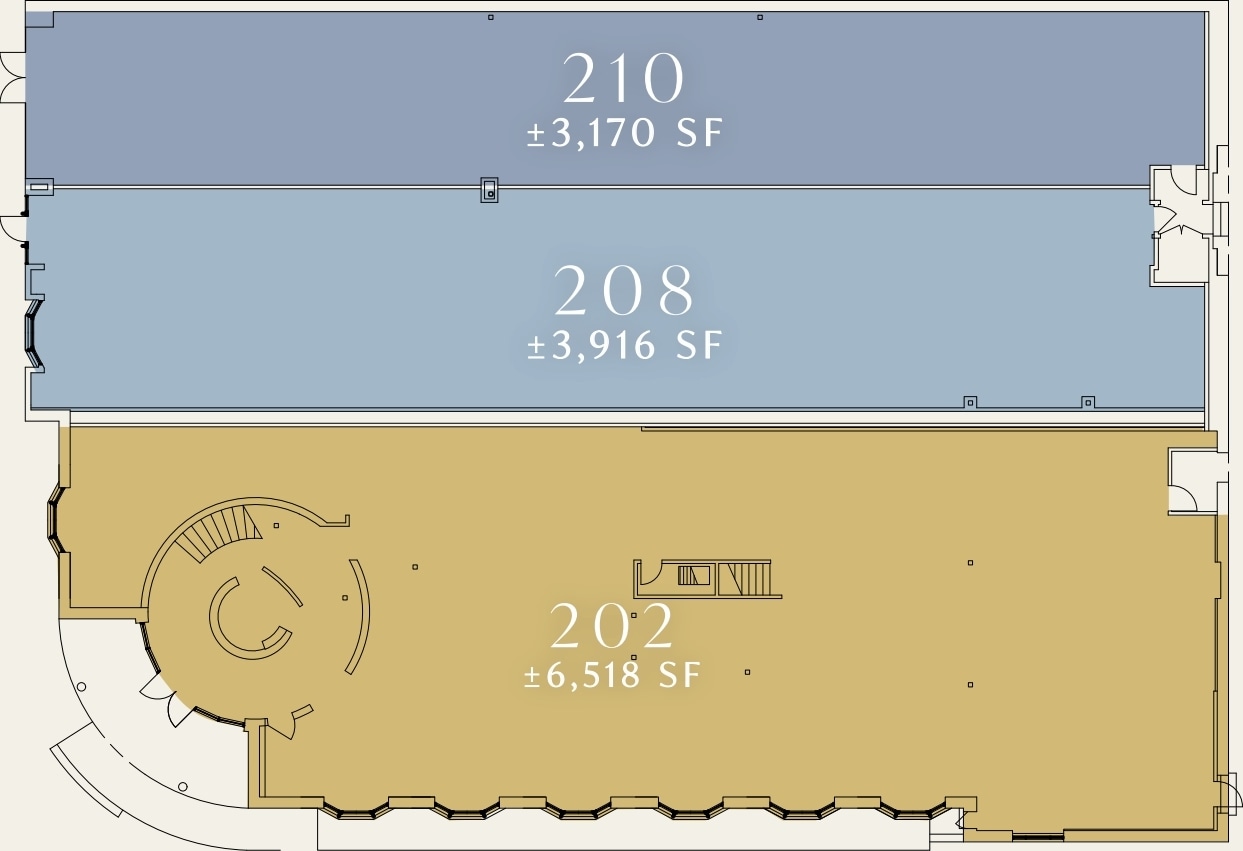 202-210 N Canon Dr, Beverly Hills, CA for lease Floor Plan- Image 1 of 4