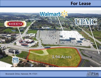 Plus de détails pour Brunswick Drive, Hanover, PA - Terrain à louer