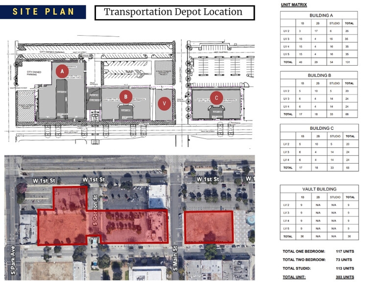 301 W 2nd St, Pomona, CA for sale - Site Plan - Image 2 of 9