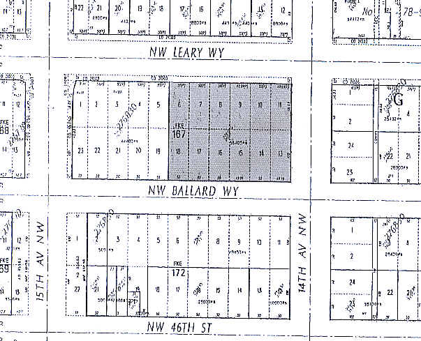 1401 NW Leary Way, Seattle, WA à vendre - Plan cadastral - Image 2 de 4
