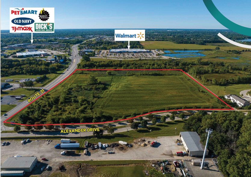 SWC Route 31 & Alexander Drive, Johnsburg, IL à vendre - Photo du bâtiment - Image 3 de 3