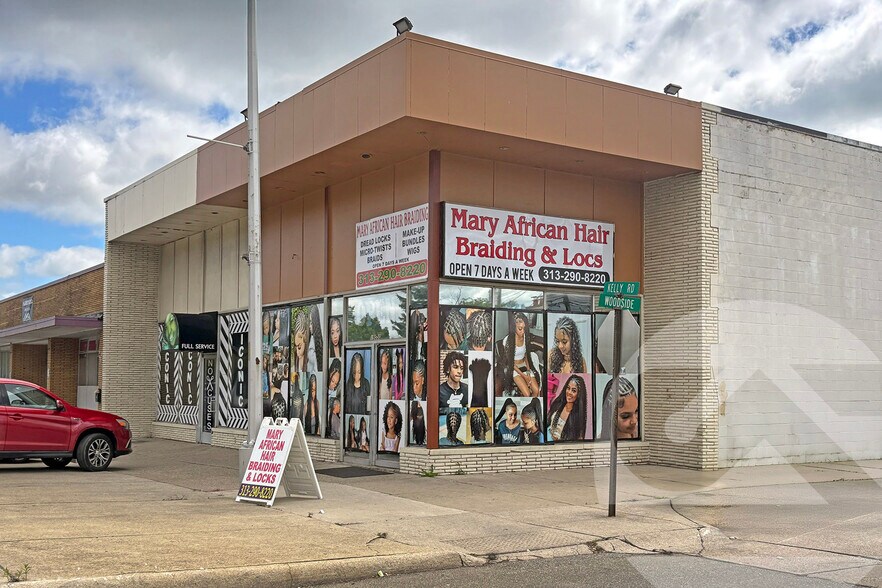 19550-19566 Kelly Rd, Harper Woods, MI for lease - Building Photo - Image 2 of 2