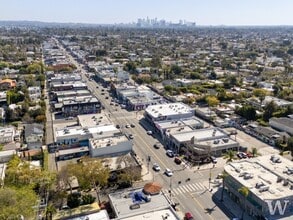 7625-7629 Melrose Ave, Los Angeles, CA - AERIAL  map view