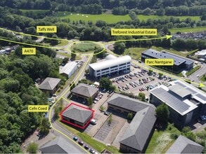 Cefn Coed, Cardiff, VGL - Aérien Vue de la carte