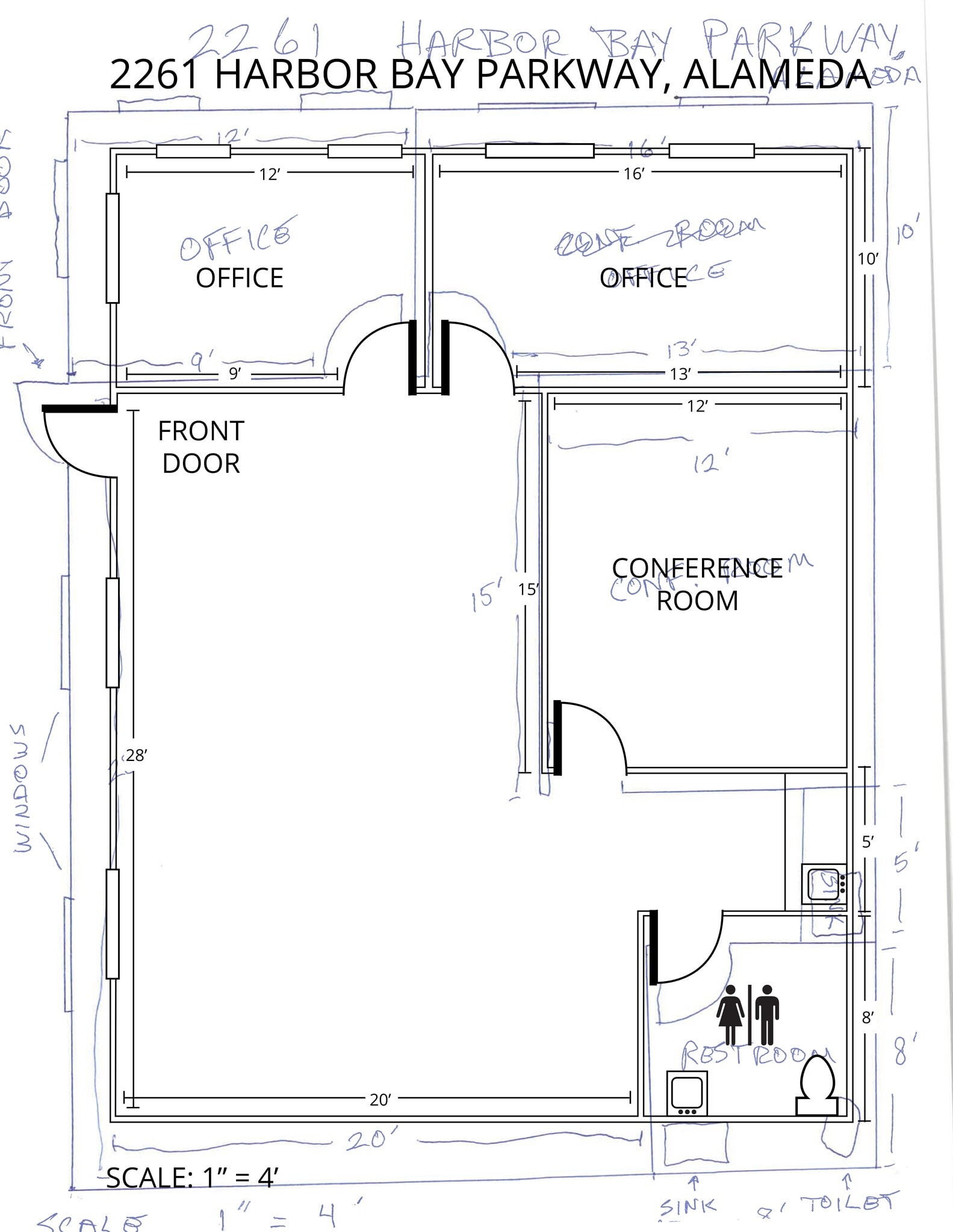 2261 Harbor Bay Pky, Alameda, CA for lease Site Plan- Image 1 of 11
