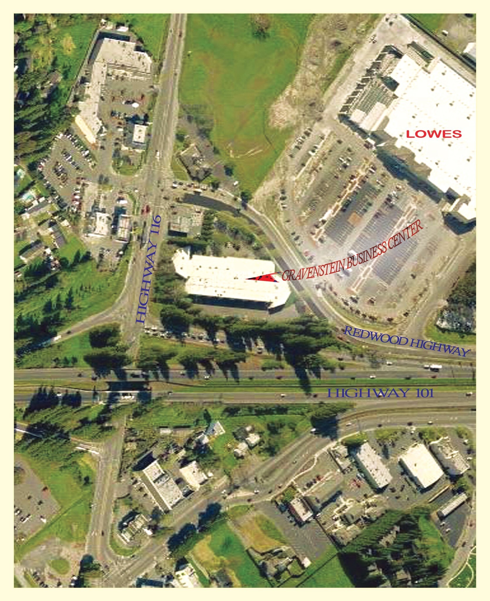 7950 Redwood Dr, Cotati, CA for lease Aerial- Image 1 of 18