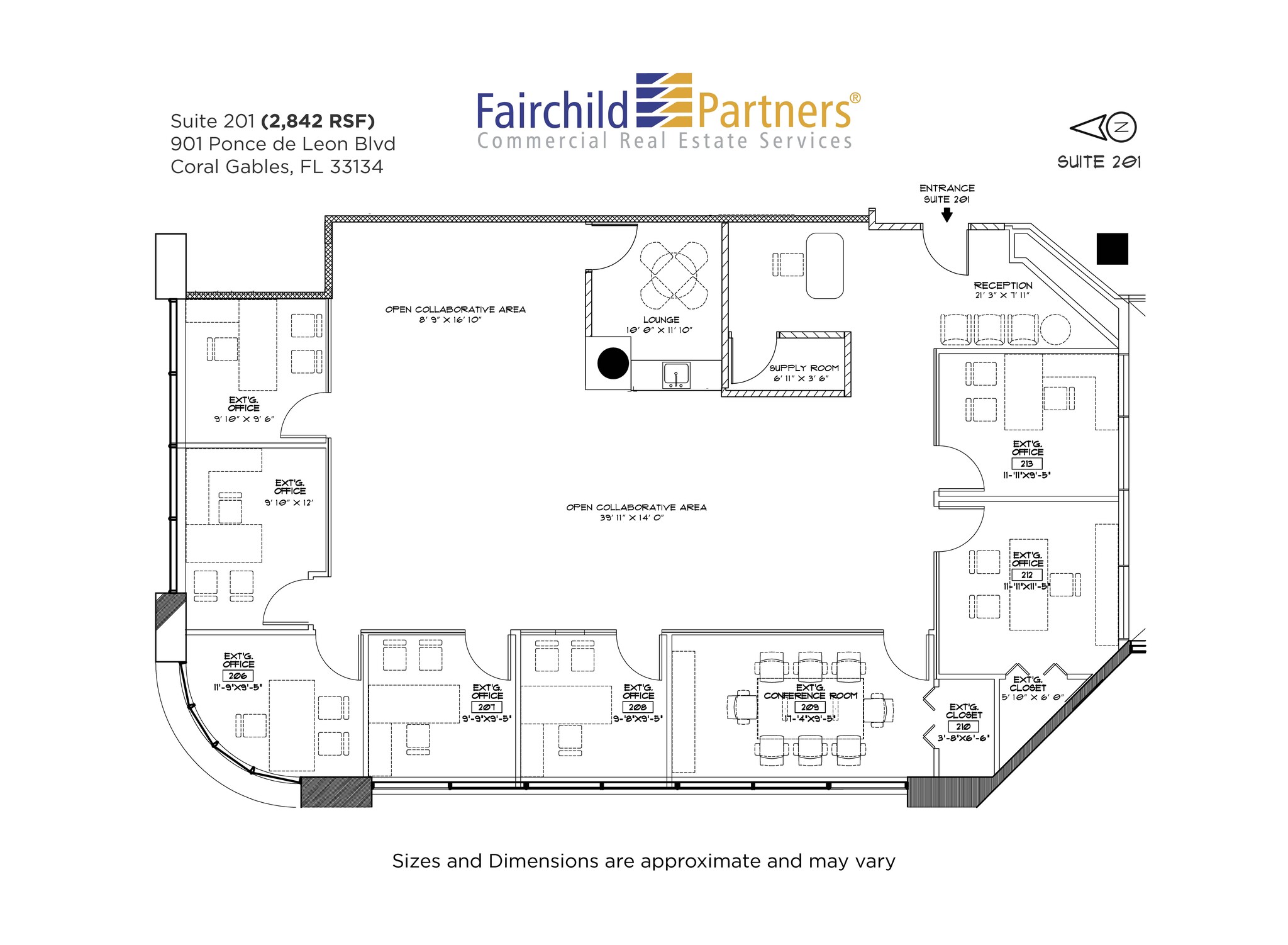 901 Ponce de Leon Blvd, Coral Gables, FL for lease Floor Plan- Image 1 of 1