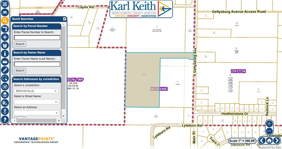S Gettysburg Ave, Dayton, OH à vendre - Plan cadastral - Image 2 de 2
