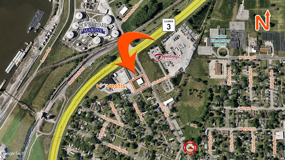 2525 Rock Rd, Granite City, IL à vendre - Photo du bâtiment - Image 2 de 9