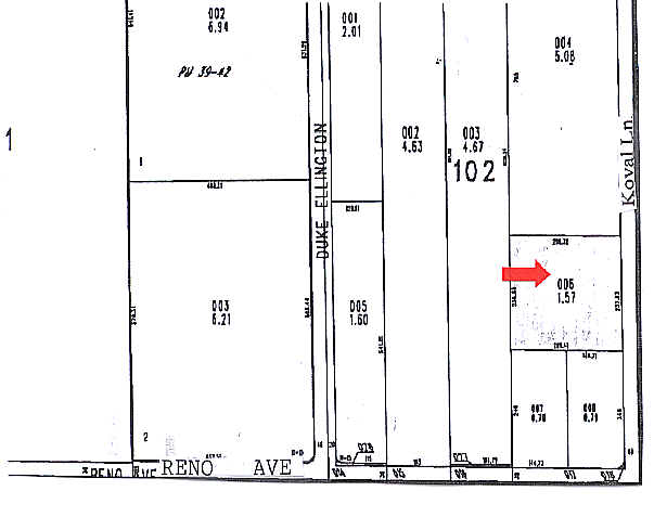 5075 Koval Ln, Las Vegas, NV à vendre Plan cadastral- Image 1 de 1