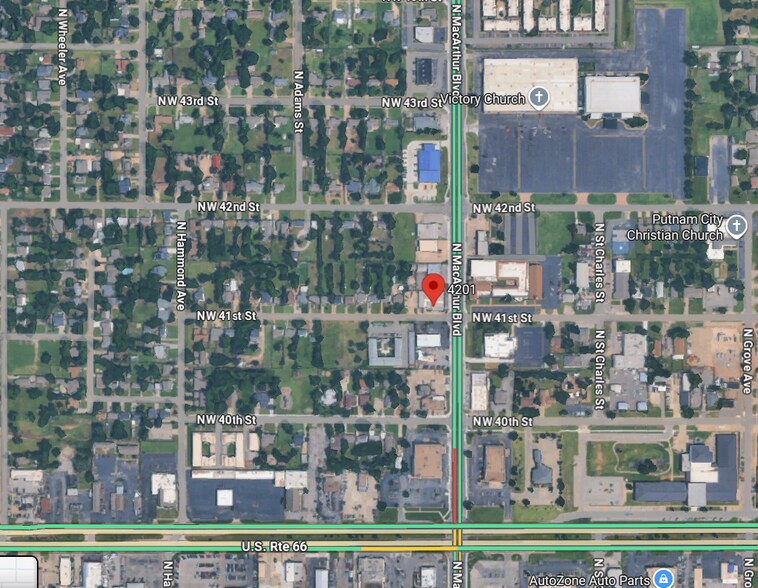 5901 N MacArthur Blvd, Warr Acres, OK à louer - Photo du bâtiment - Image 2 de 2