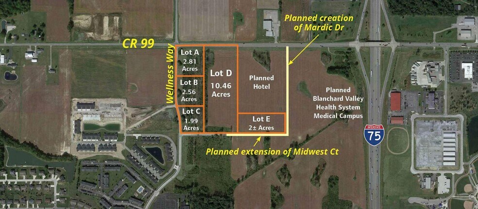 Wellness Way, Findlay, OH à vendre - Plan de site - Image 1 de 1