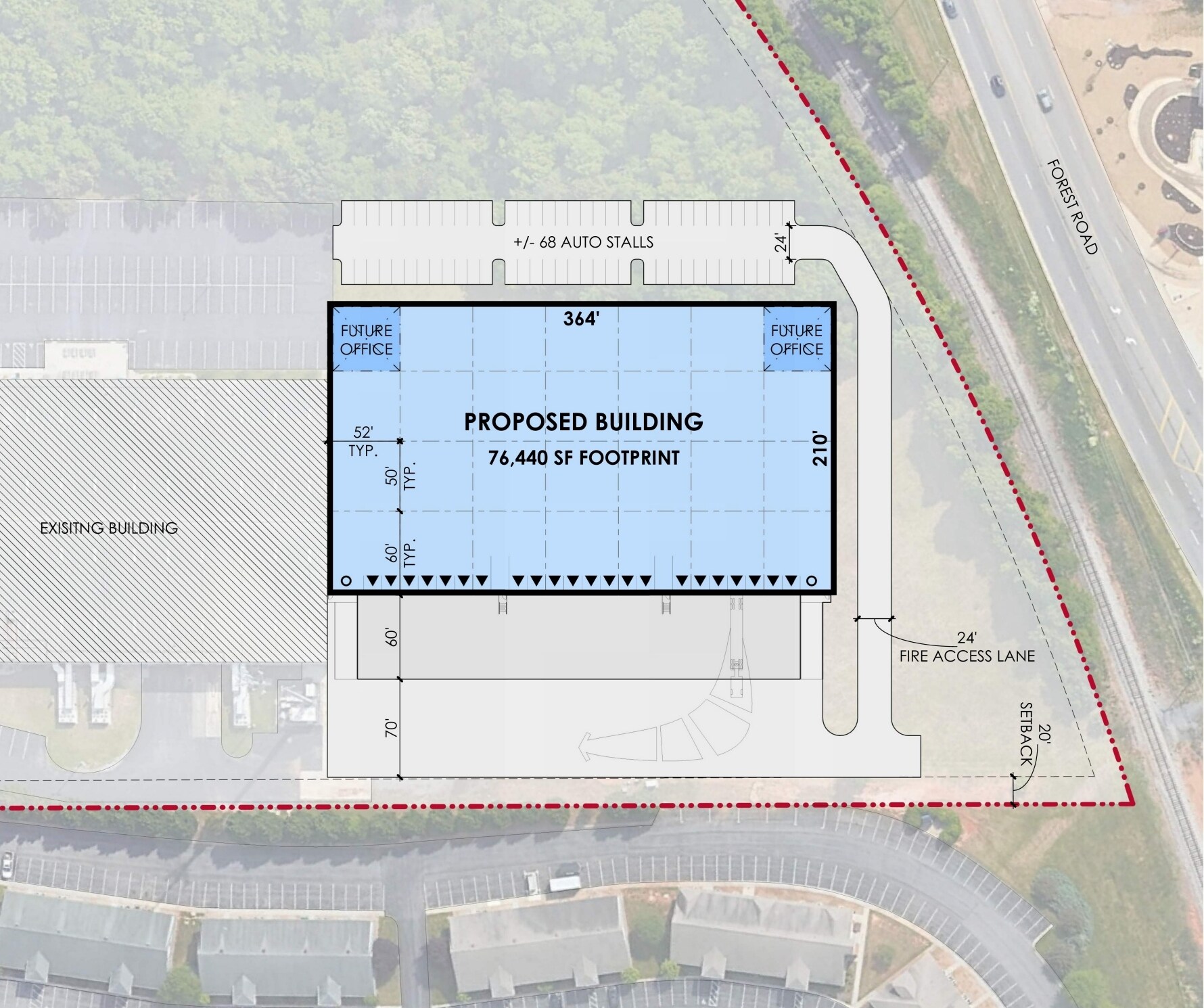 142 Vista Centre Dr dr, Forest, VA for lease Site Plan- Image 1 of 6