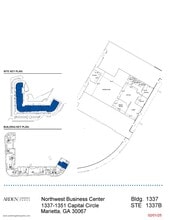 1335 Capital Circle, Marietta, GA for lease Floor Plan- Image 1 of 1