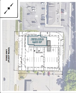 More details for 6674 Dixie Hwy, Clarkston, MI - Retail for Lease