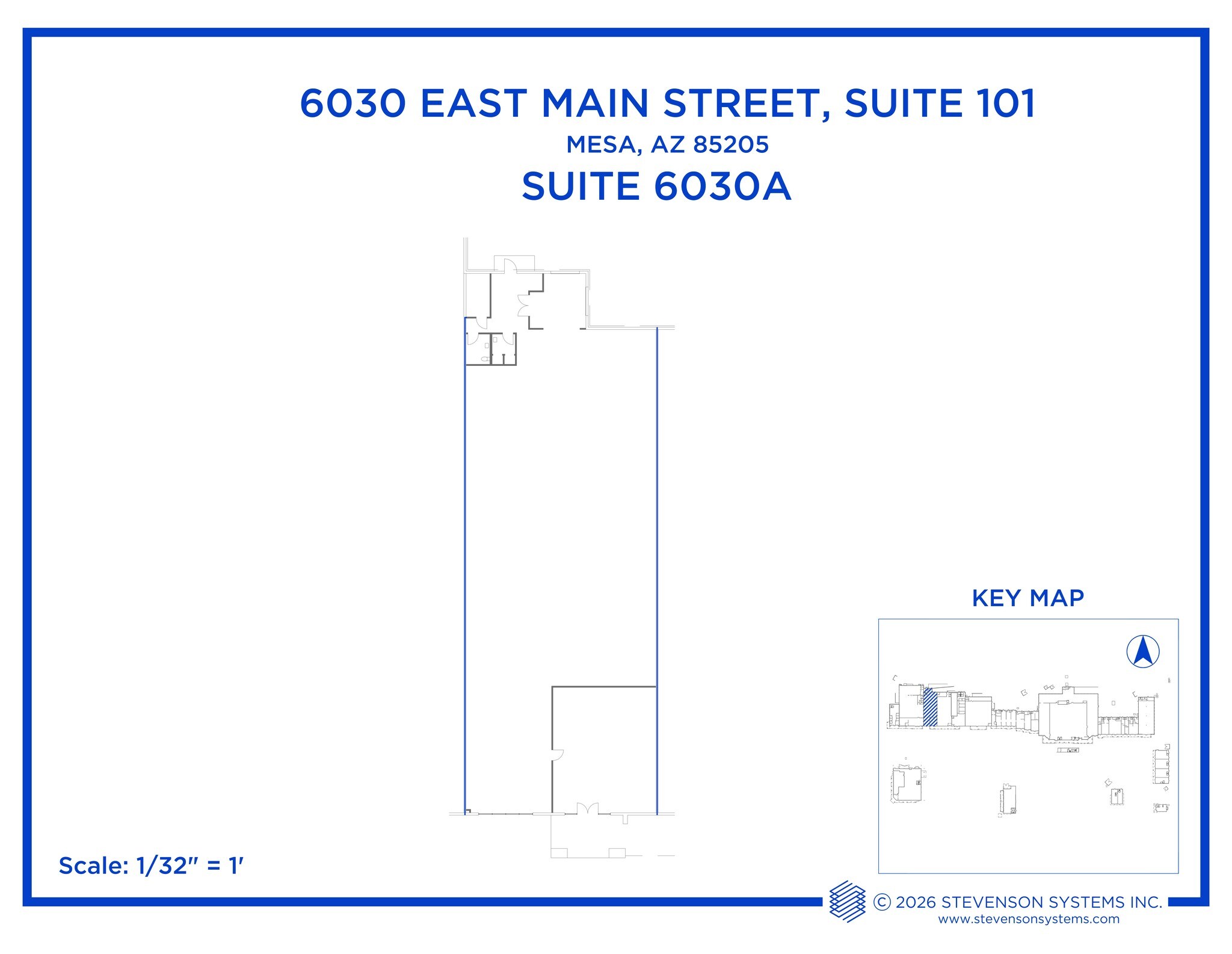 6016-6036 E Main St, Mesa, AZ à louer Plan de site- Image 1 de 1