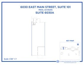 6016-6036 E Main St, Mesa, AZ à louer Plan de site- Image 1 de 1