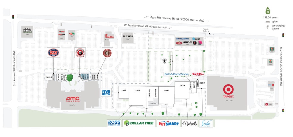 2805-3053 W Agua Fria Fwy, Phoenix, AZ for lease - Site Plan - Image 2 of 28