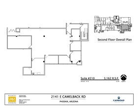 2141 E Camelback Rd, Phoenix, AZ à louer Plan d  tage- Image 1 de 1