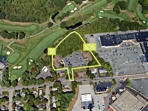 111 Torrey St, Brockton, MA - Aerial  map view