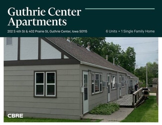 More details for 202 S 4th St, Guthrie Center, IA - Multifamily for Sale