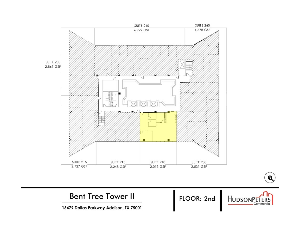 16479 Dallas Pky, Addison, TX 75001 - Unité 210 -  - Plan d  tage - Image 1 of 1