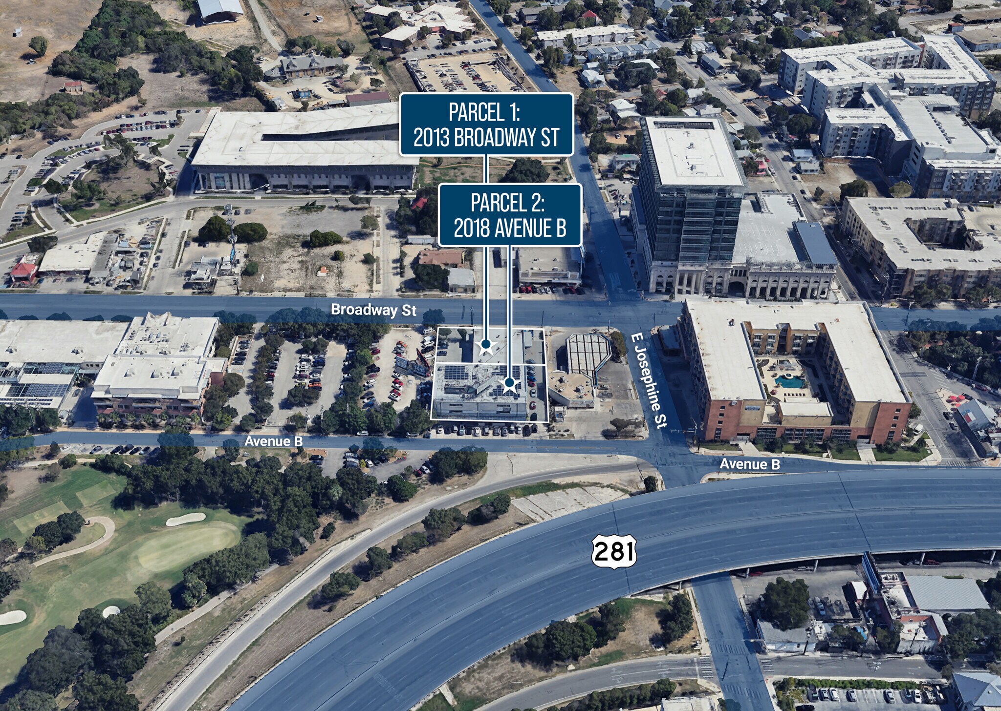 Adjacent Pearl District Land & Income Portfolio portefeuille de 2 propriétés à vendre sur LoopNet.ca Aérien- Image 1 de 5