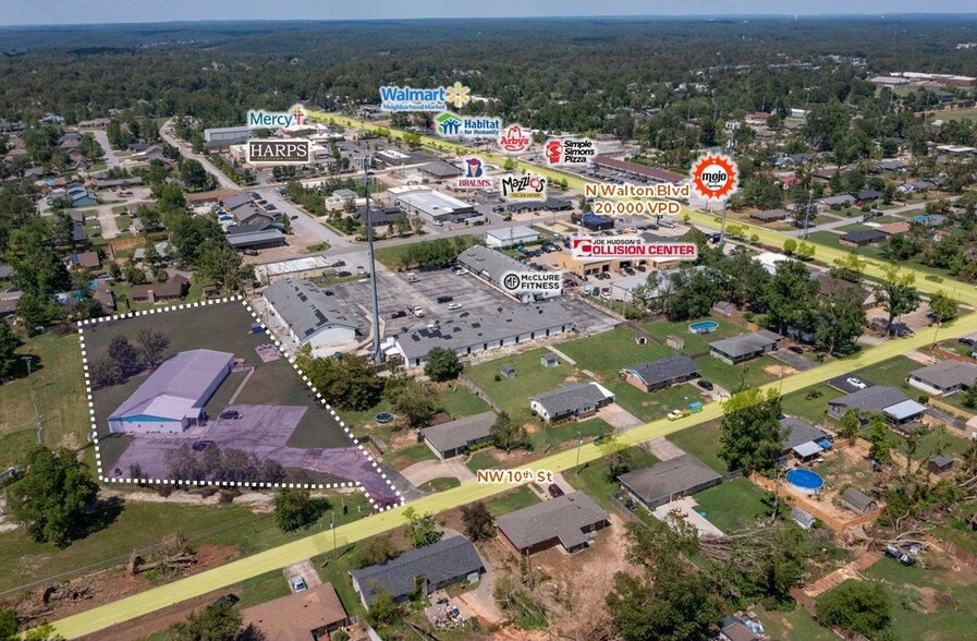 1106 NW 10th St, Bentonville, AR for sale - Aerial - Image 2 of 13