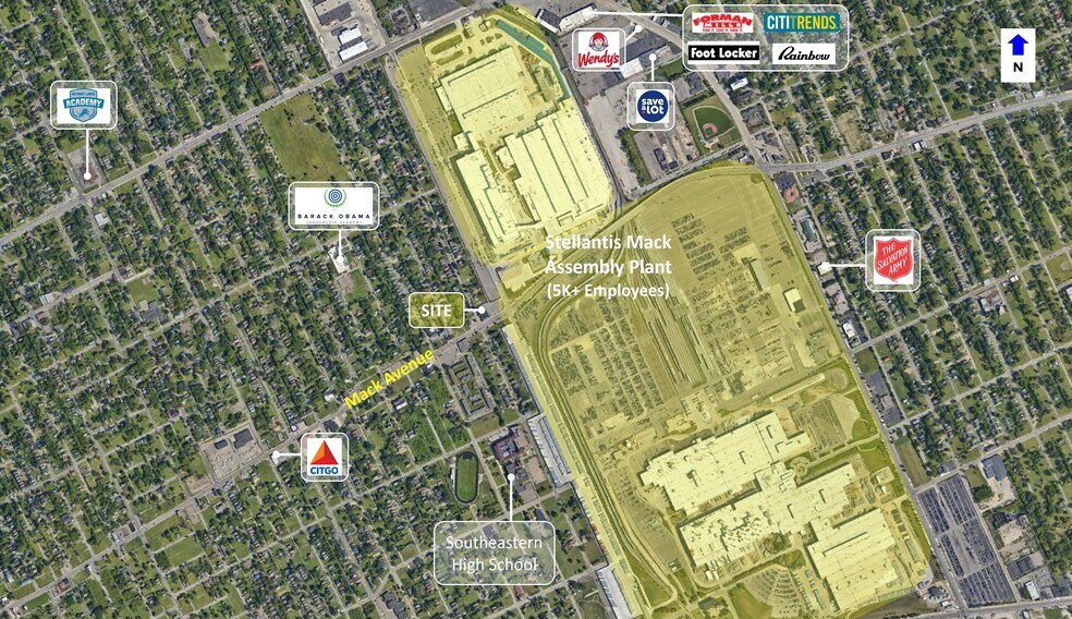 11205-11207 Mack Ave, Detroit, MI à louer - Photo du bâtiment - Image 2 de 2