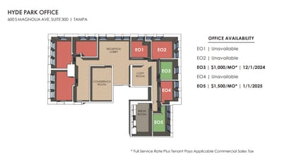 600 S Magnolia Ave, Tampa, FL for lease Floor Plan- Image 1 of 1
