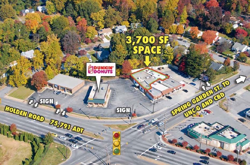 3100-3274 Spring Garden St, Greensboro, NC à louer Photo du bâtiment- Image 1 de 3