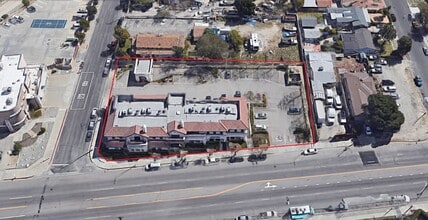 9116 Sunland Blvd, Sun Valley, CA - AERIAL  map view