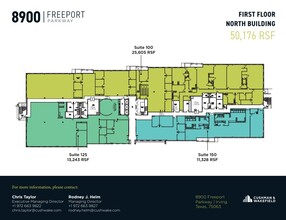 8900 Freeport Pky, Irving, TX à louer Plan d  tage- Image 1 de 1