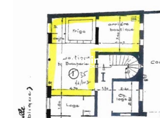 Retail in Saint-Mandé for lease - Floor Plan - Image 2 of 2