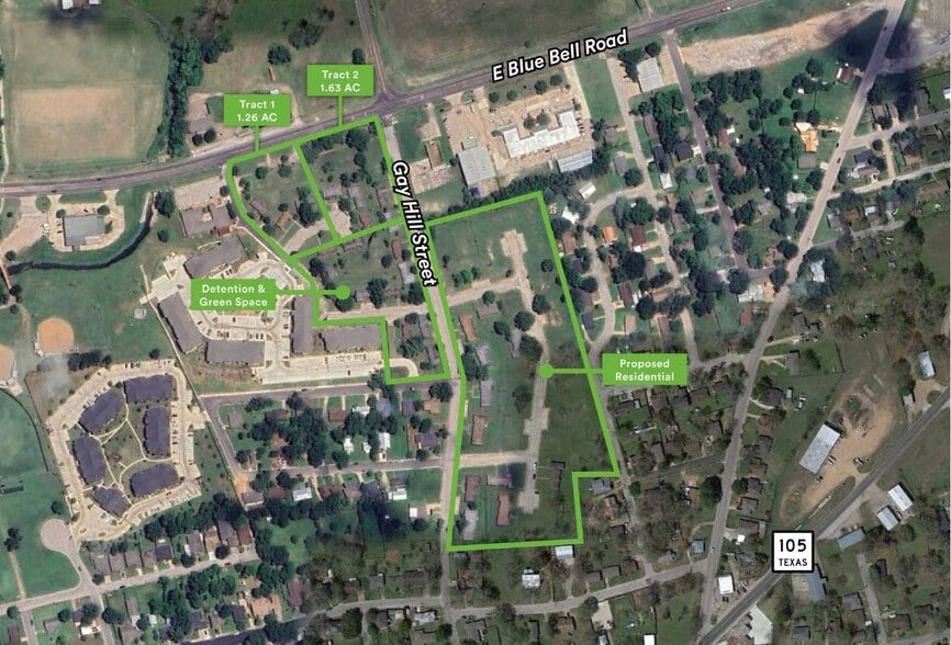 0 E Blue Bell Road, Brenham, TX à vendre - Photo du bâtiment - Image 3 de 4