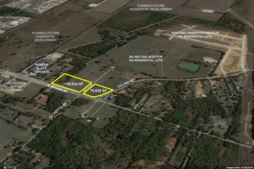 1340 W Broad St, Mansfield, TX à vendre - Aérien - Image 2 de 8