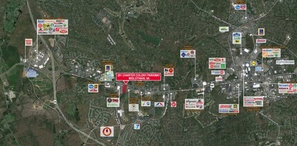 201 Charter Colony Pky, Midlothian, VA - Aerial map view