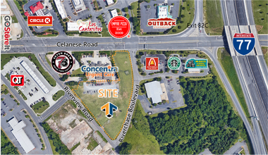 1303 Celanese Rd, Rock Hill, SC - Aérien Vue de la carte - Image1