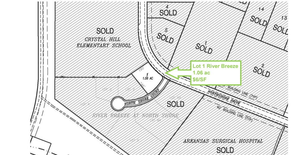 NorthShore Ct, North Little Rock, AR à vendre - Photo du bâtiment - Image 2 de 4