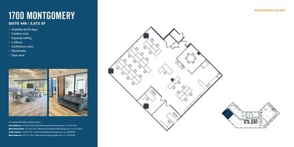 1700 Montgomery St, San Francisco, CA for lease Floor Plan- Image 1 of 1