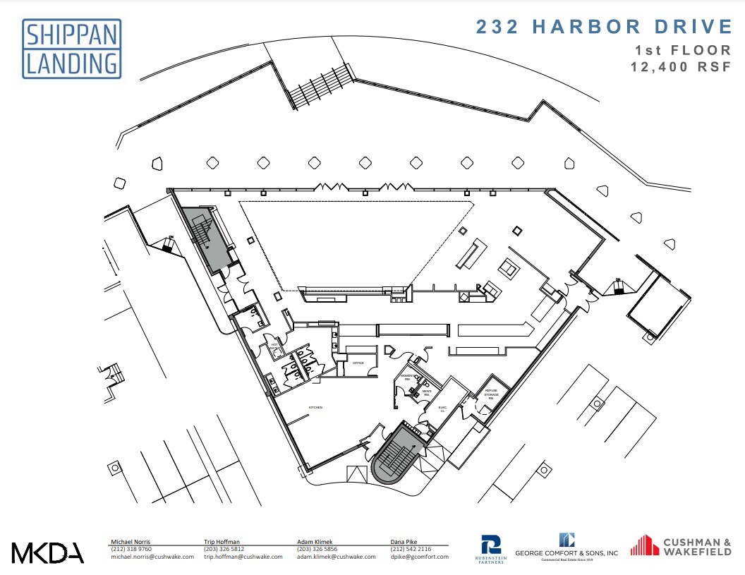 208 Harbor Dr, Stamford, CT à louer Plan d  tage- Image 1 de 1